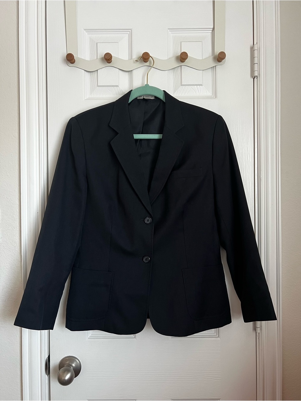 Women's Navy Tailored Blazer Jacket